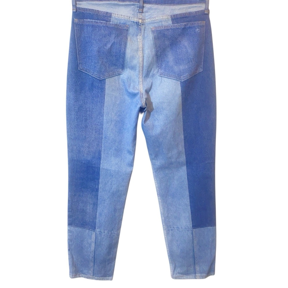 Rag &‎ Bone Size 29 Two-Tone Patchwork Jeans High Rise Slim Ankle  Cate Style